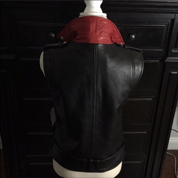 Sam Edelman Moto Leather Vest - Picture 4 of 7